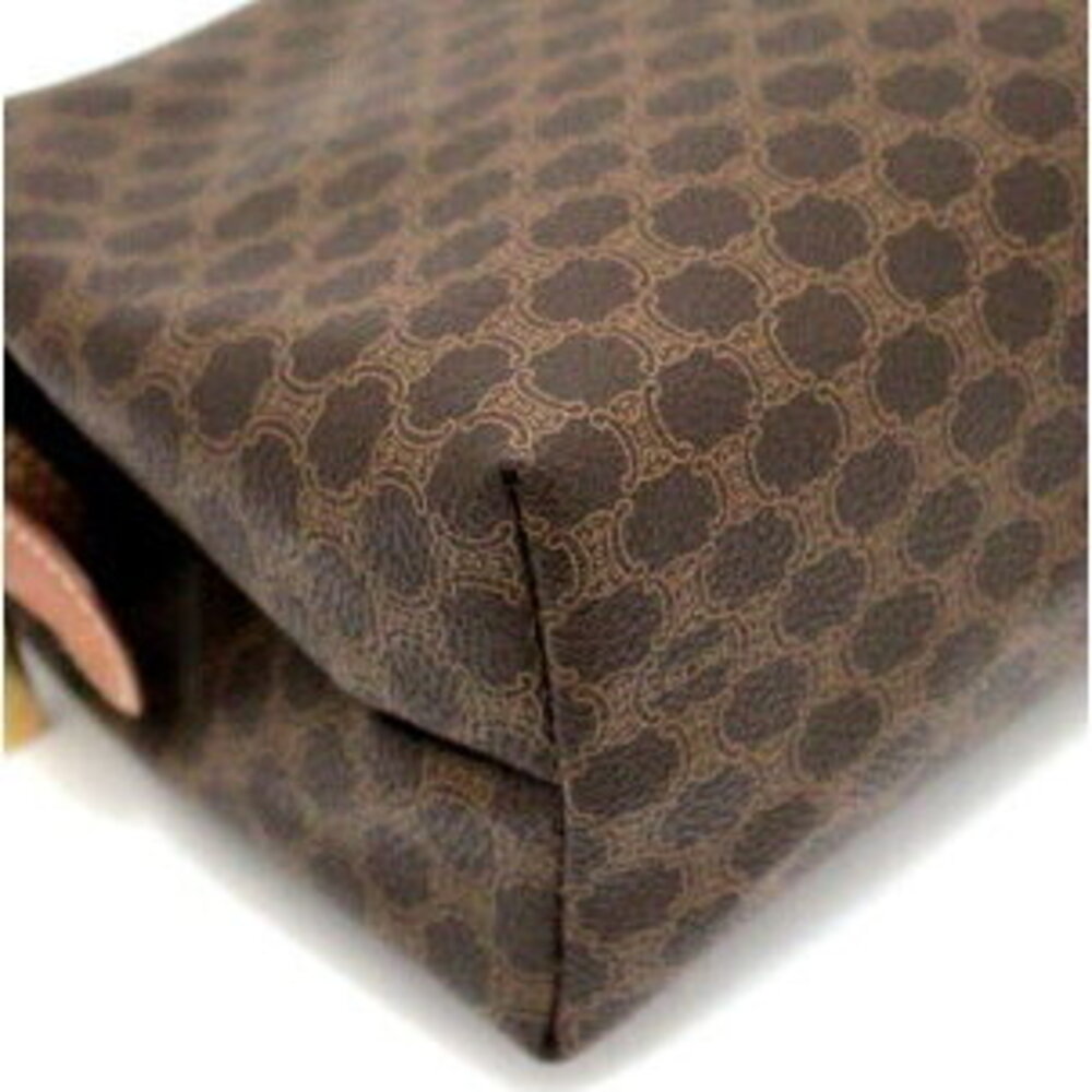 Celine Macadam Shoulder Bag Brown Leather - Picture 5 of 6